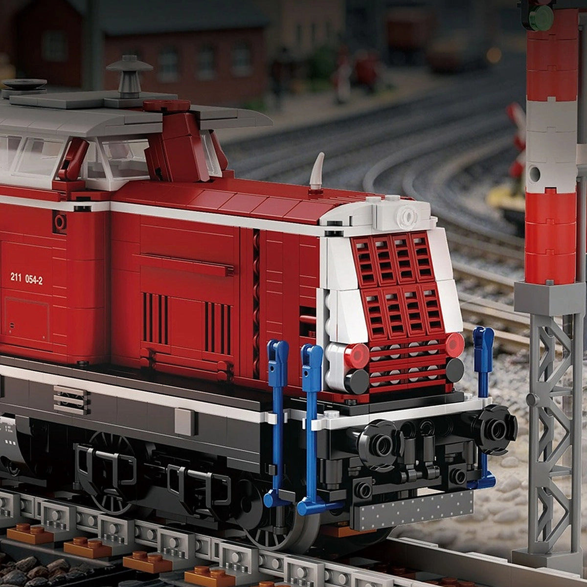 German Class 211 Diesel Locomotive brick model