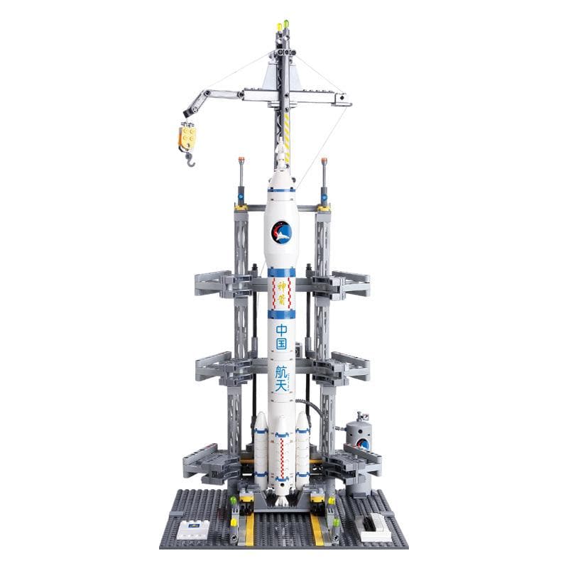 CZ-2F Space Rocket Launch Station | 822pcs