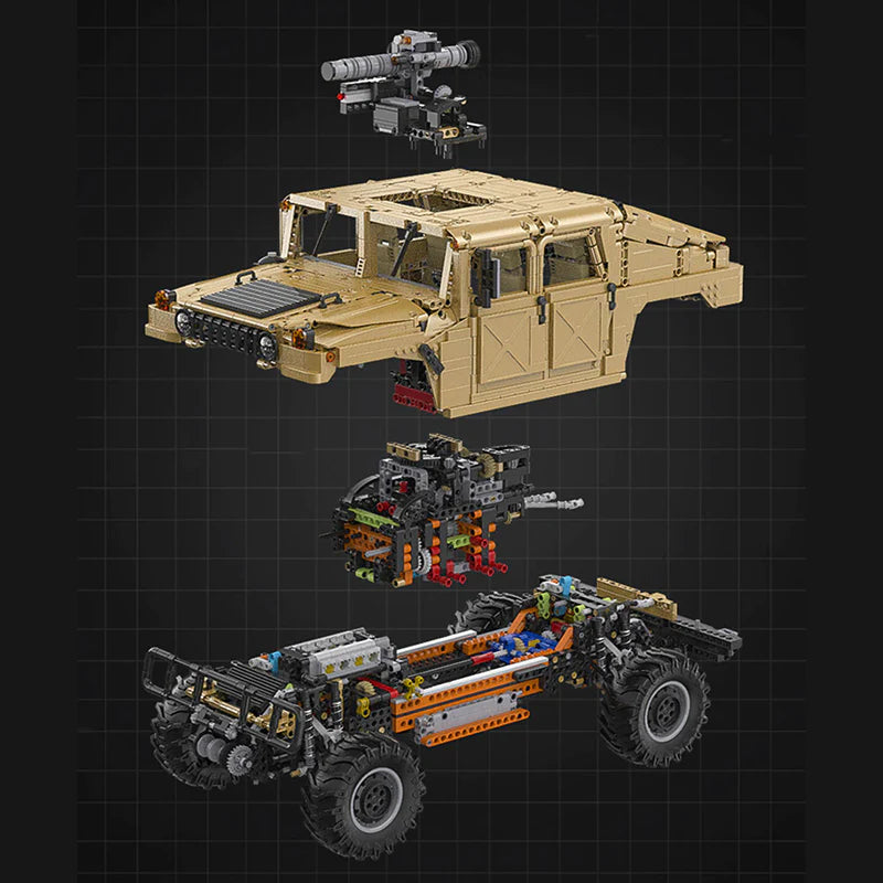 Remote Controlled Humvee | 3934pcs