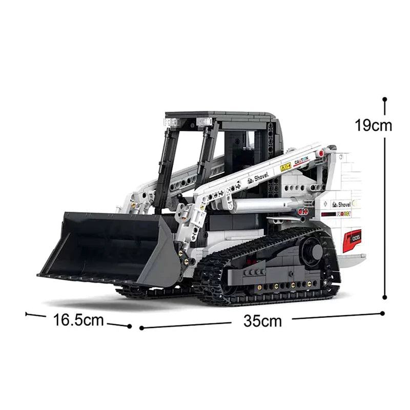 Remote Controlled Track Loader | 1368pcs