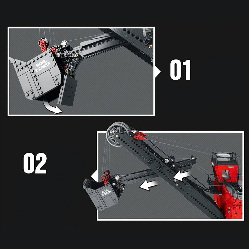 Remote Controlled Rope Shovel | 2968pcs