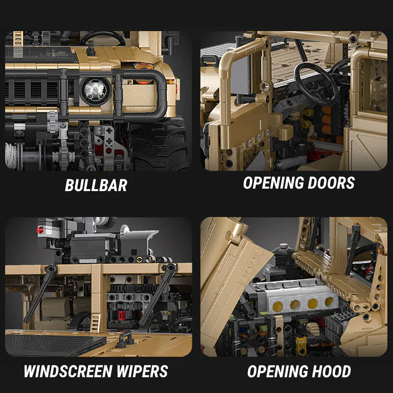 Remote Controlled Humvee | 3934pcs