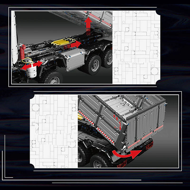 The Ultimate Pneumatic Dump Truck | 5768pcs