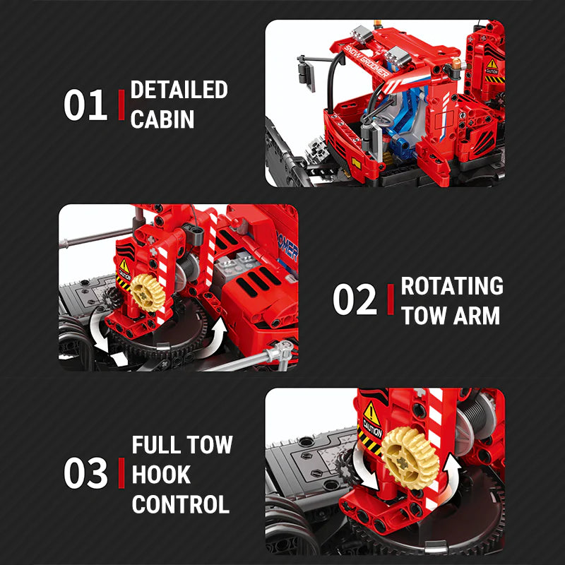 Remote Controlled Snow Groomer | 1099pcs