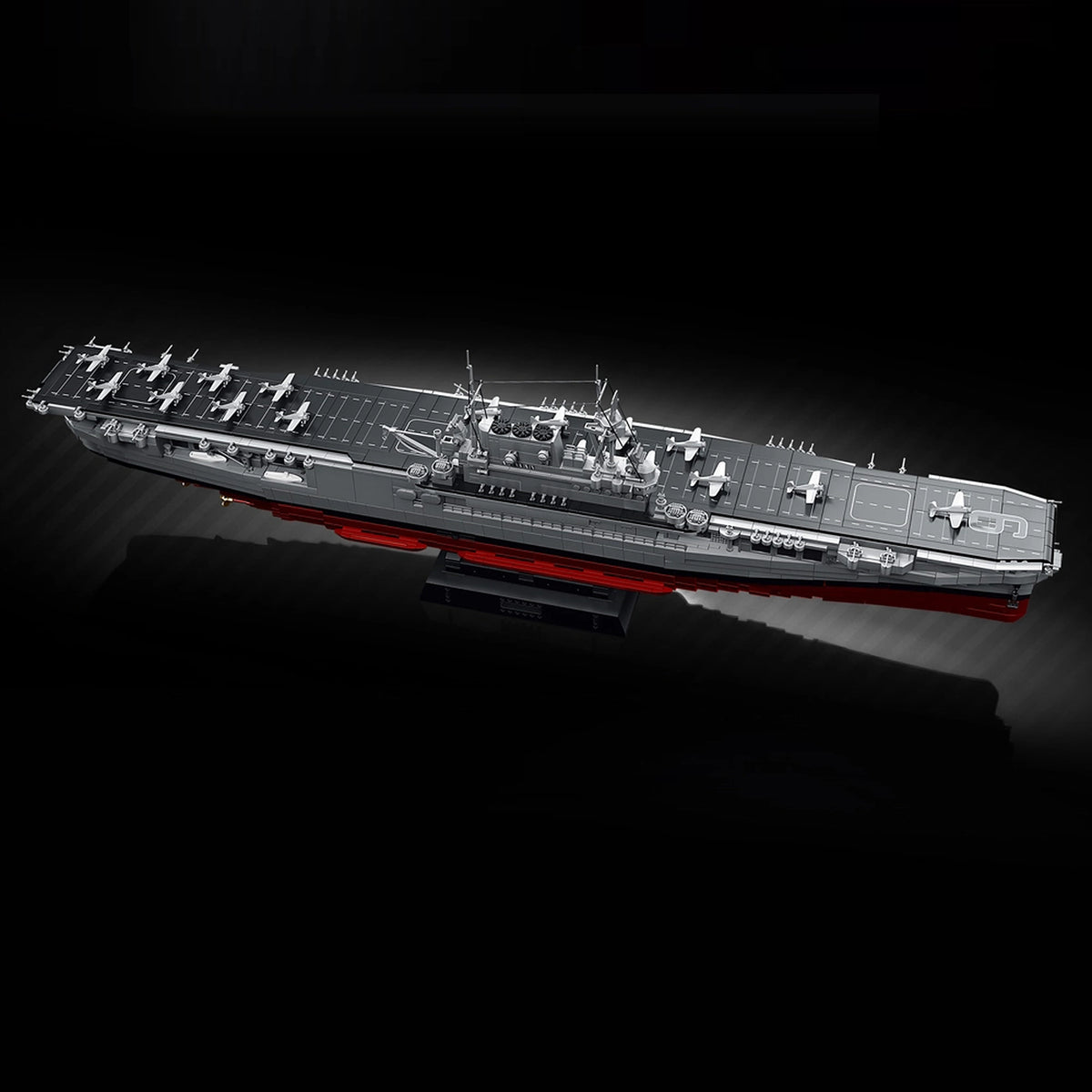 USS Enterprise CV-6 Aircraft Carrier brick model