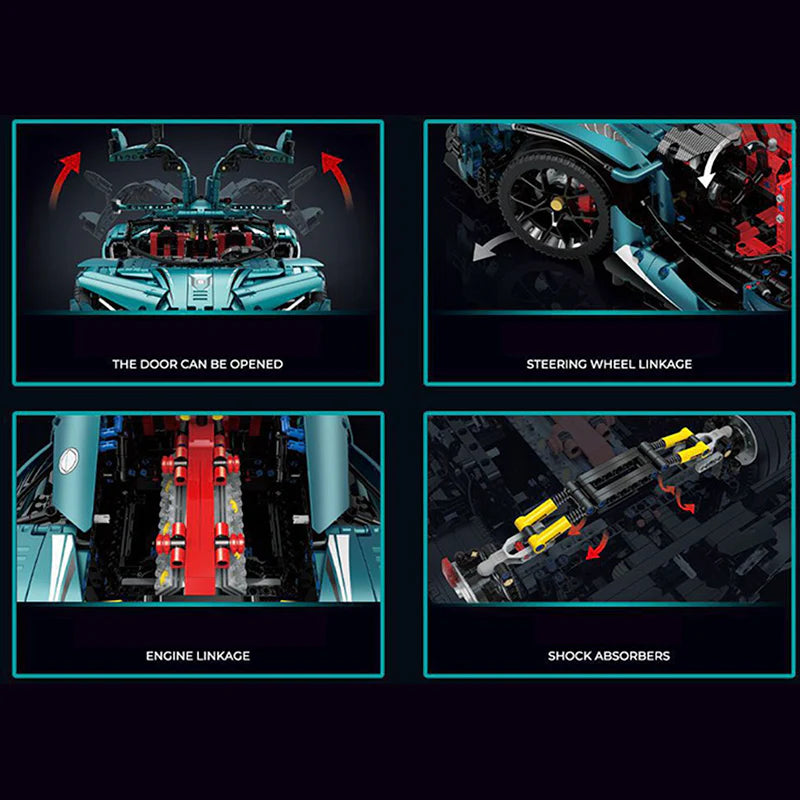 HYPERCAR "INTENSE EMOTION" AZUL SATINADO | 3467PCS