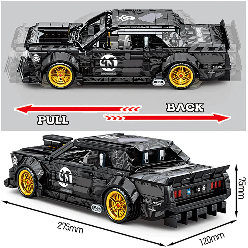 BABY 1,400BHP DRIFTER | 828PCS