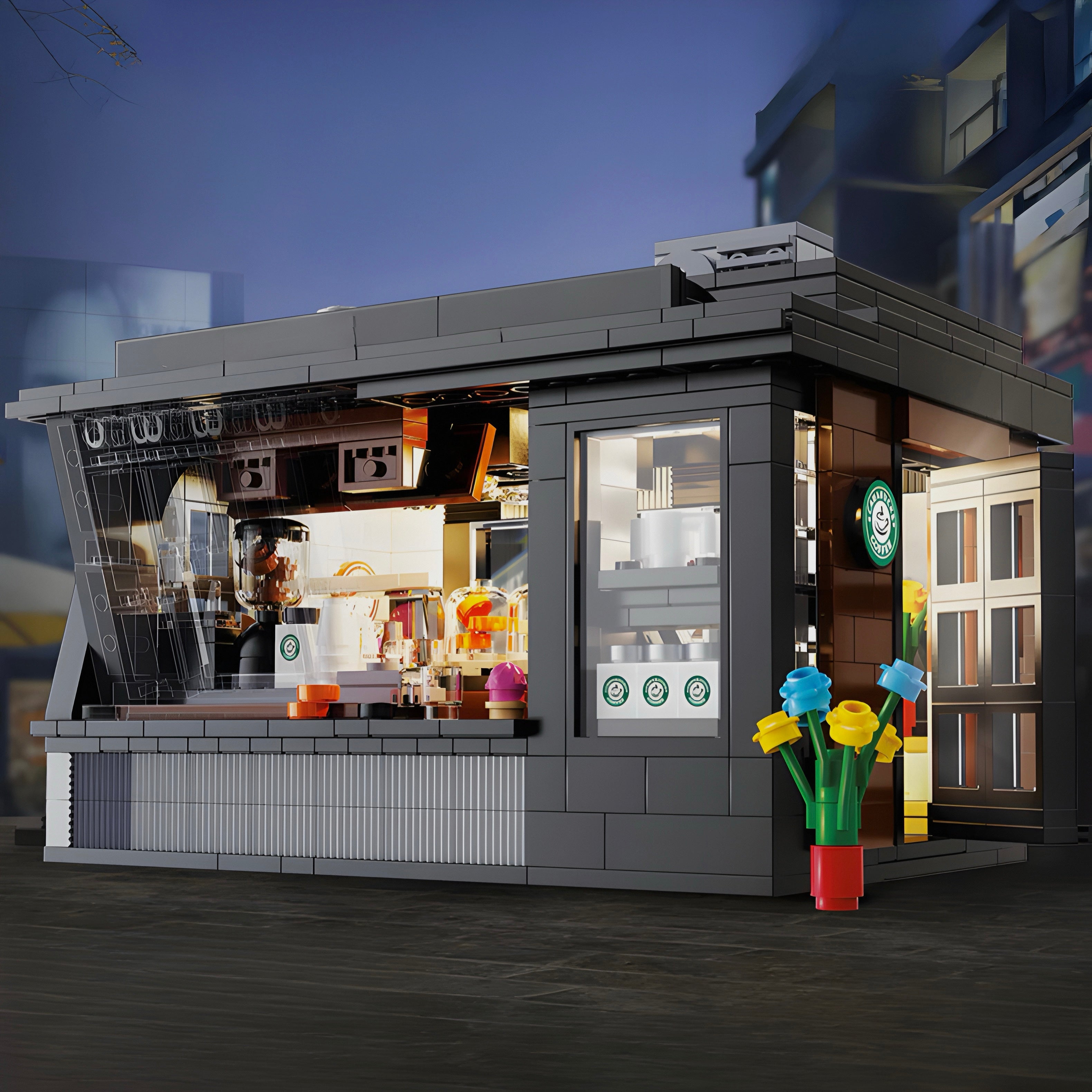 Coffee Shops, Restaurants & Stores