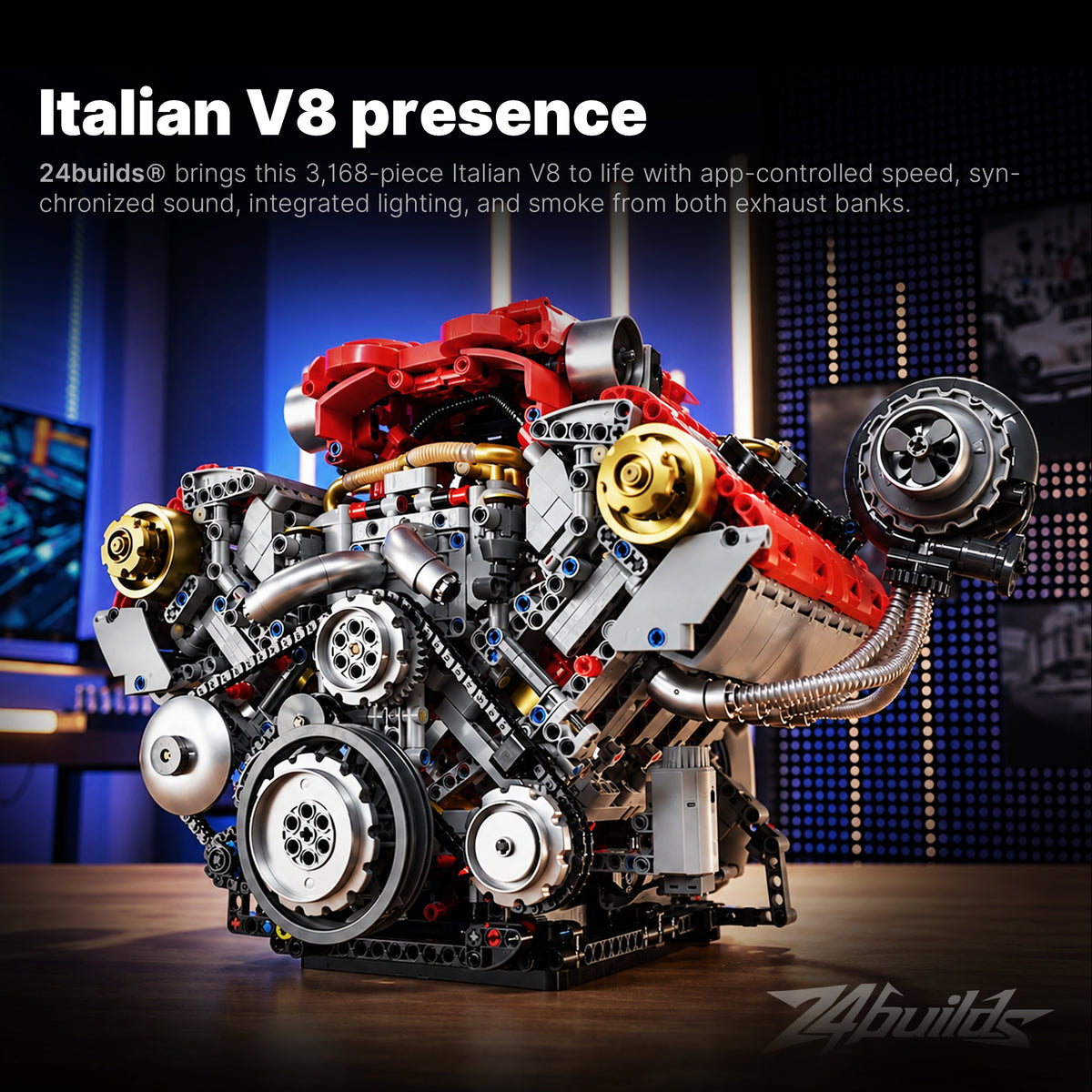 Italian Flagship V8 Engine
