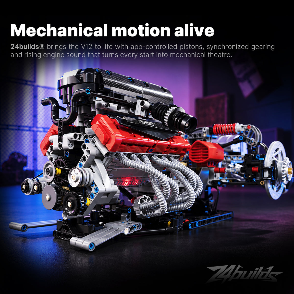 Italian V12 Grand Tourer Engine