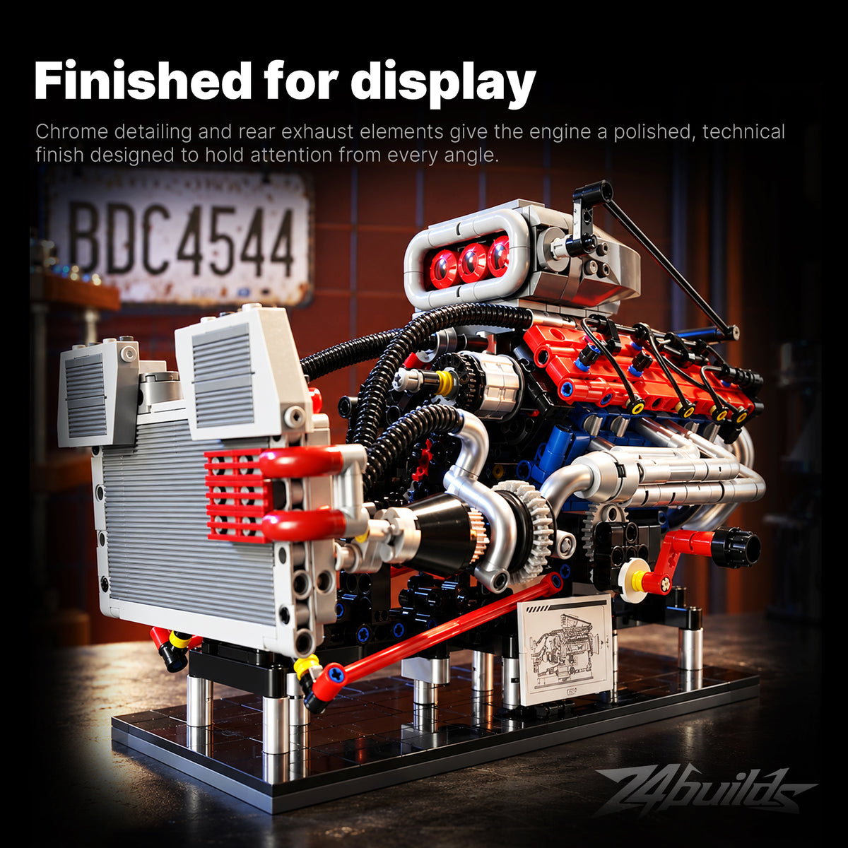 American Supercharged V8 Engine