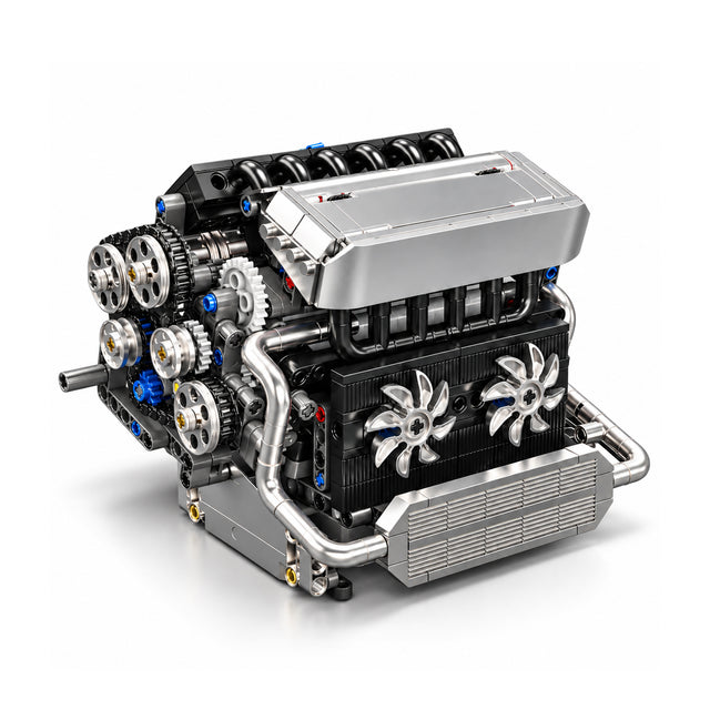 Motorised German Inline-6 Engine