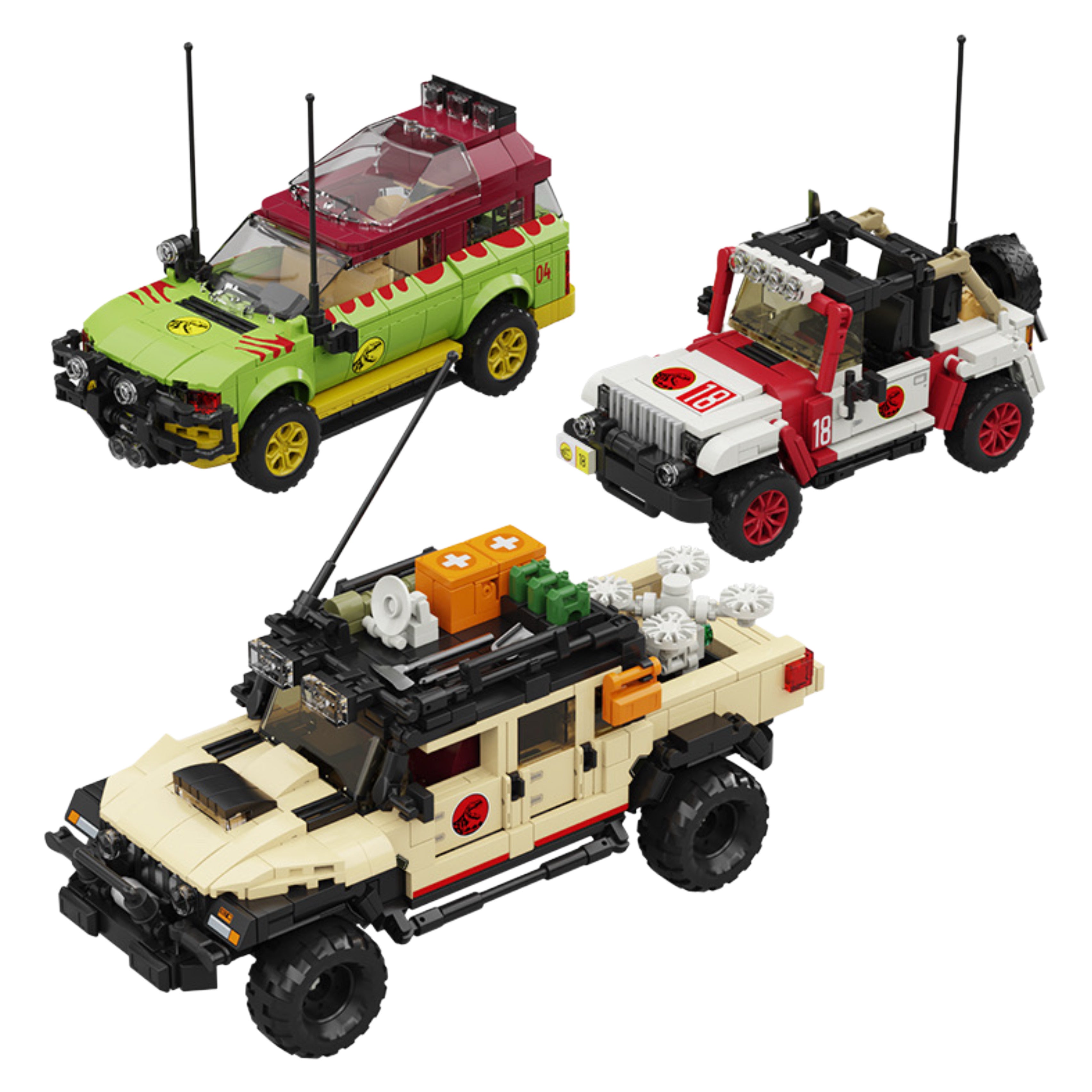 Classic Safari Off-Roaders Bundle | 1632pcs