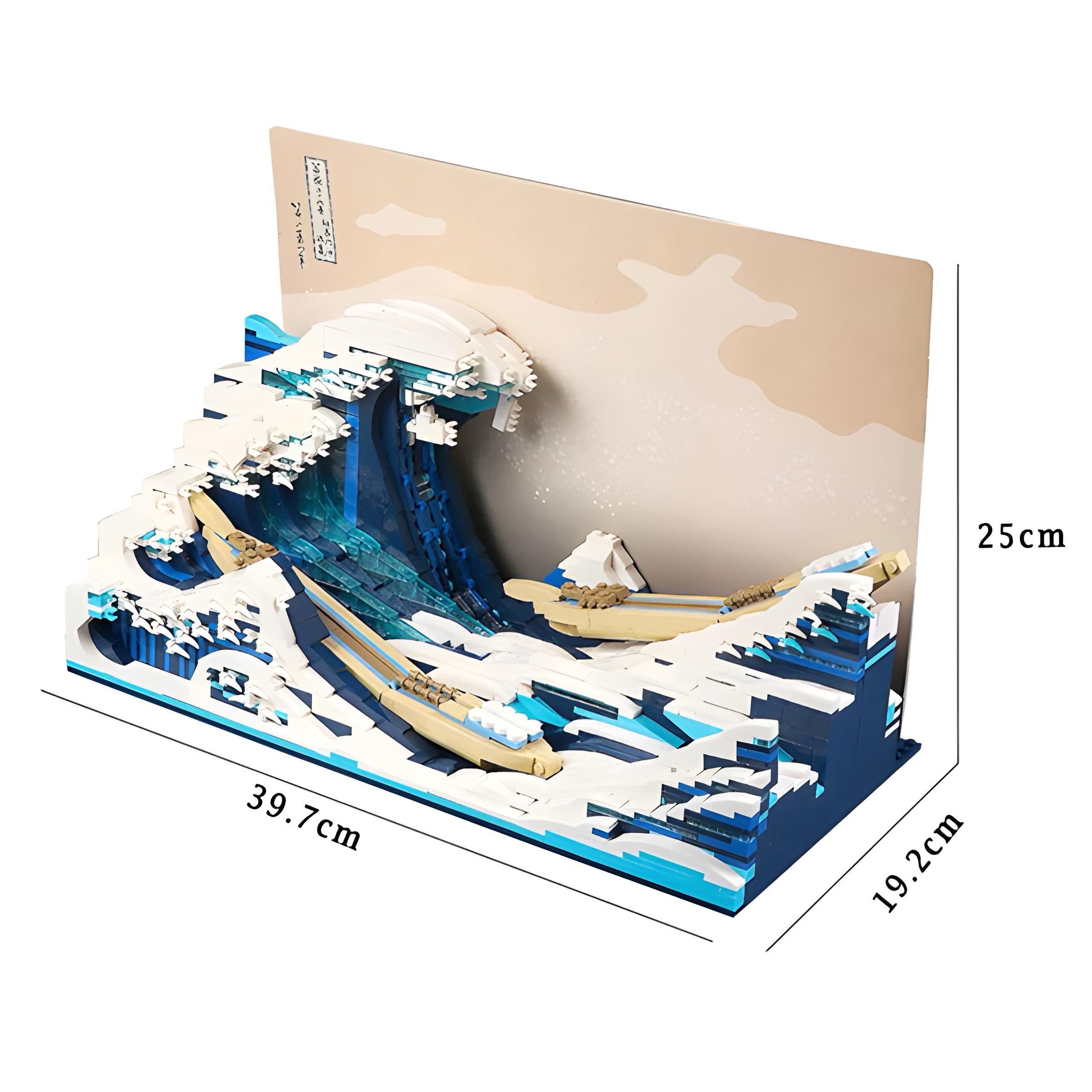 THE GREAT WAVE OF KANAWAGA | 1832PCS