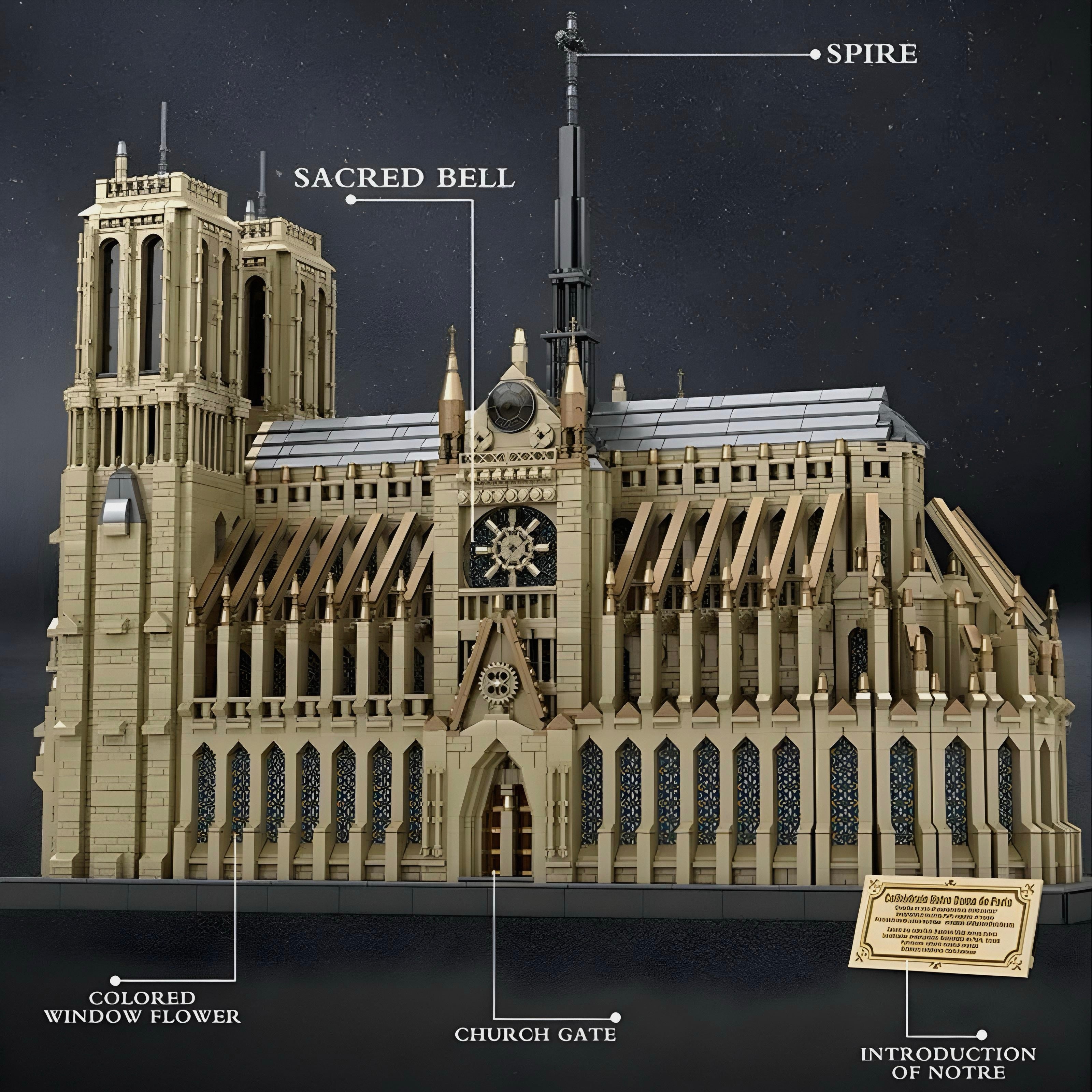 NOTRE DAME CATHEDRAL | 8867PCS