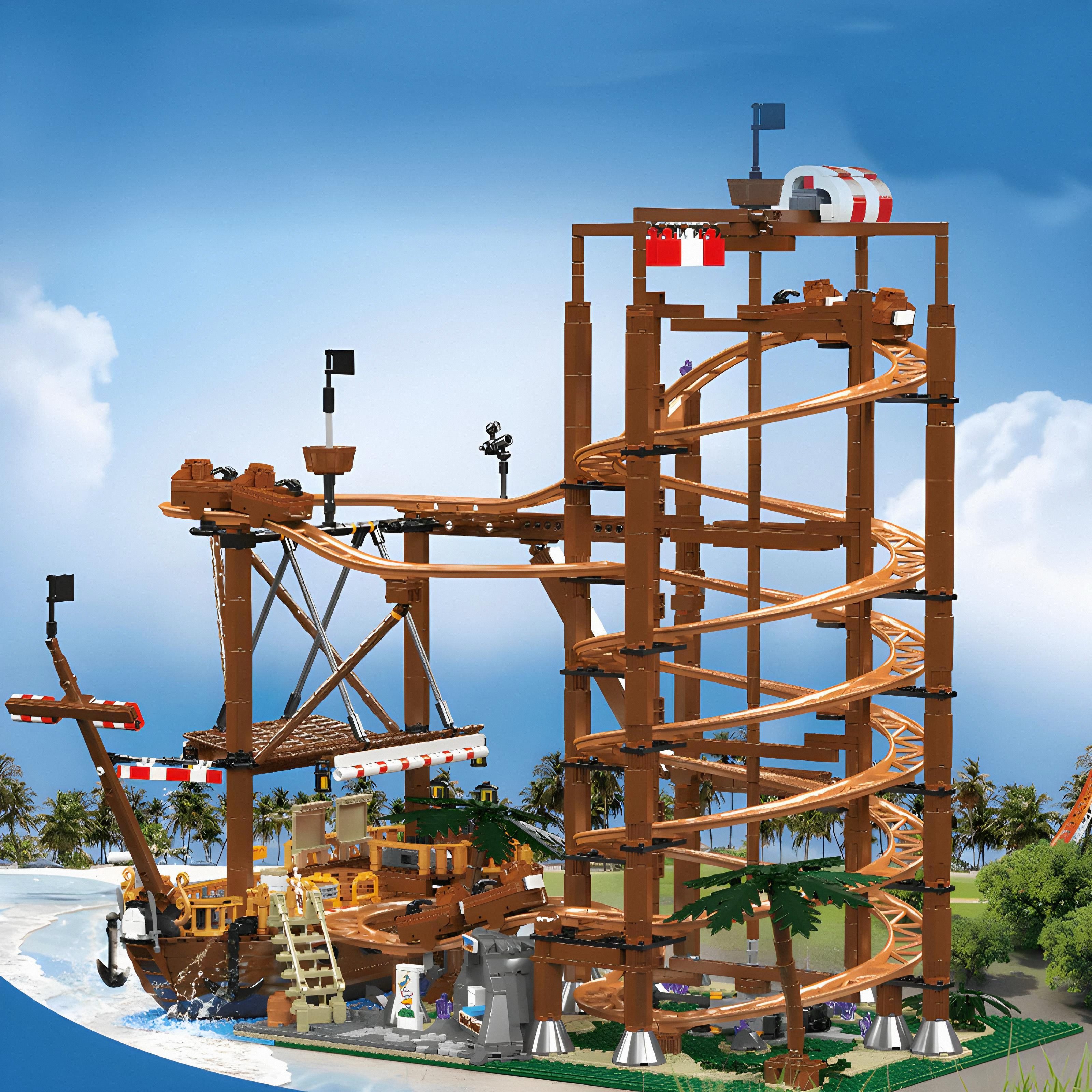 THE PIRATE ROLLER COASTER | 2173PCS