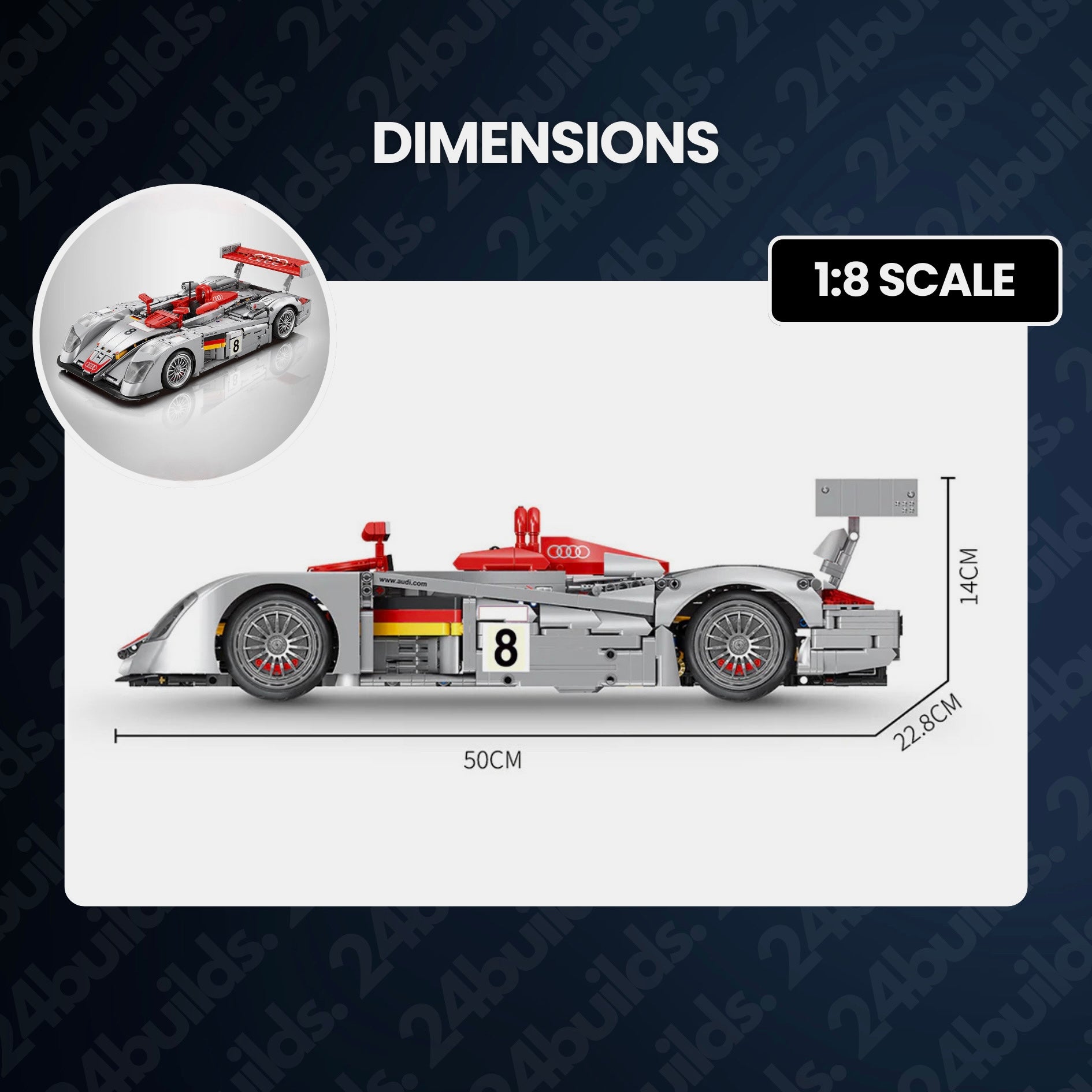 AUDI R8 LMP 2000 | 2426PCS