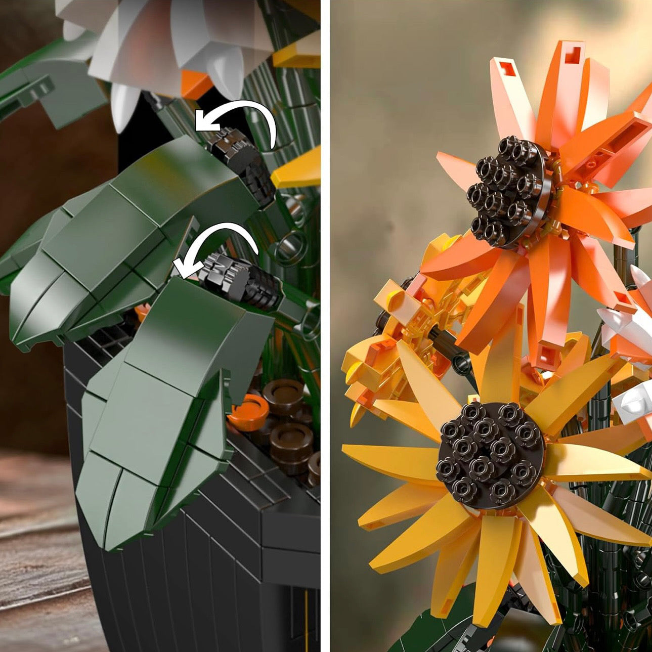 Sunflower Bloom Pot | 858pcs