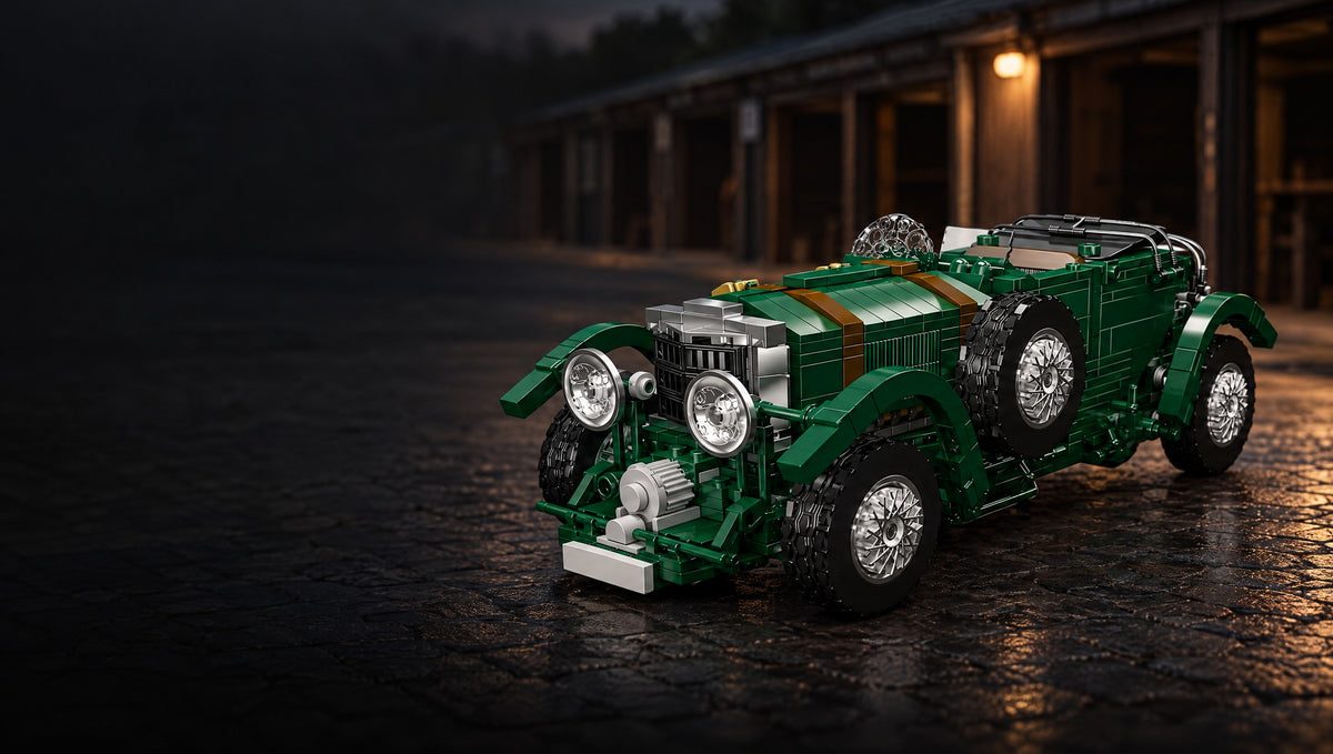 Wire wheels, bonnet straps and racing green