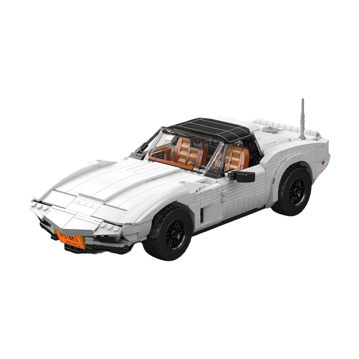 A ducktail spoiler and a detailed V8 bay