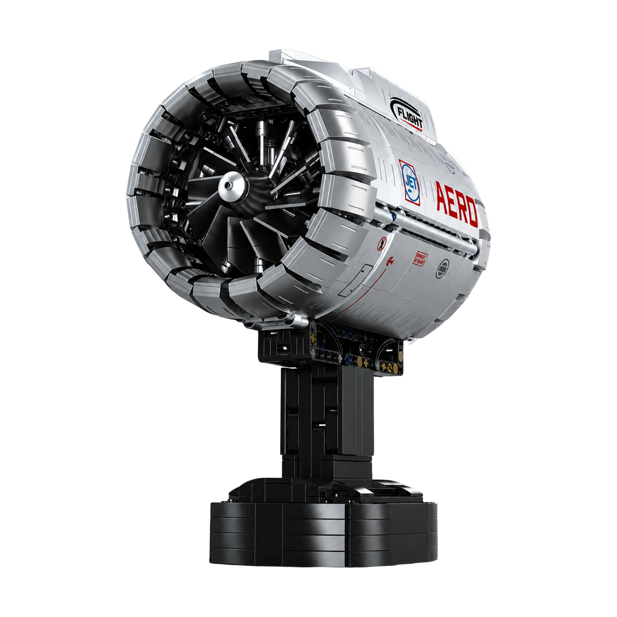 Aircraft Jet Turbine brick model