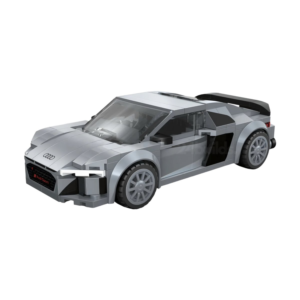 The R8's wide stance at 1:24 scale