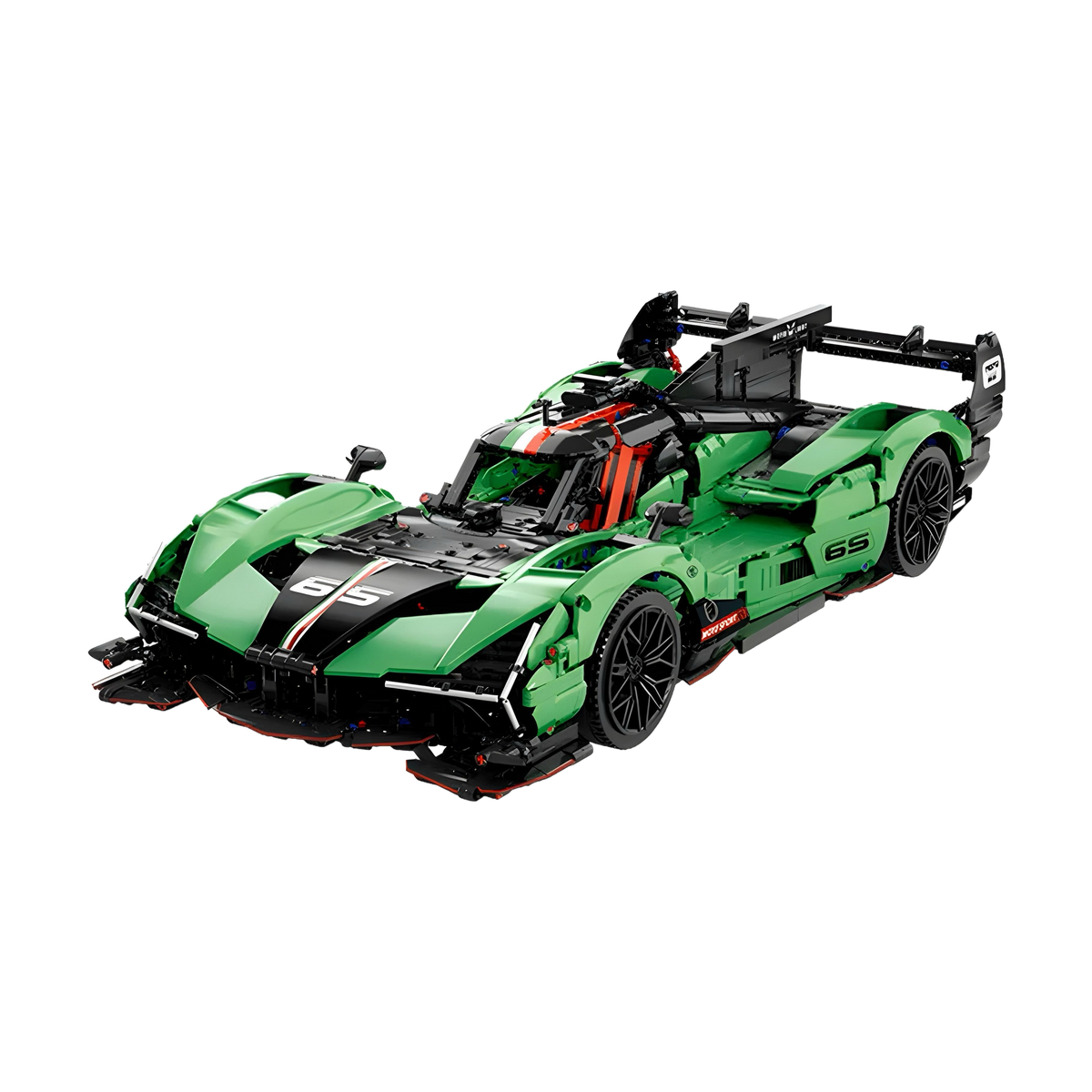 A V8 endurance racer with a full aero pack