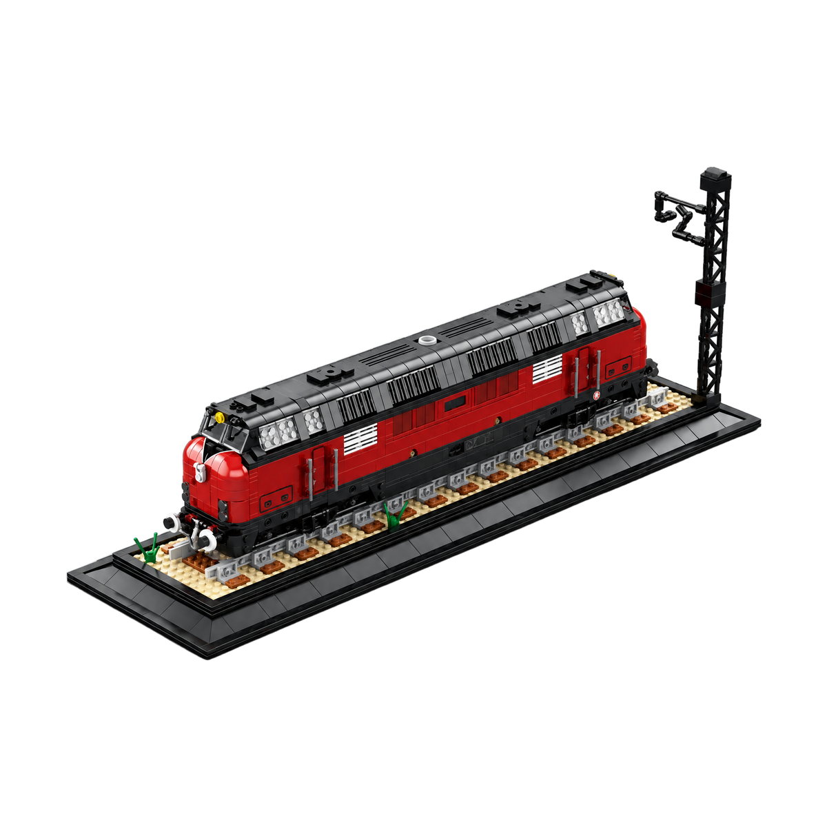 German Class 221 Diesel Locomotive brick model