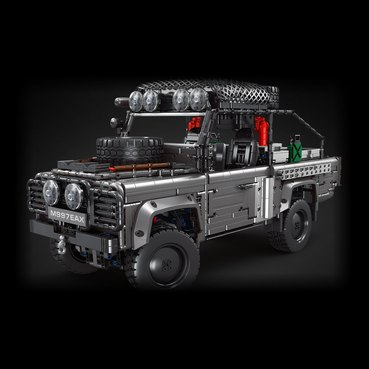 Gunmetal Edition British V8 Pick-Up Off-Roader brick model