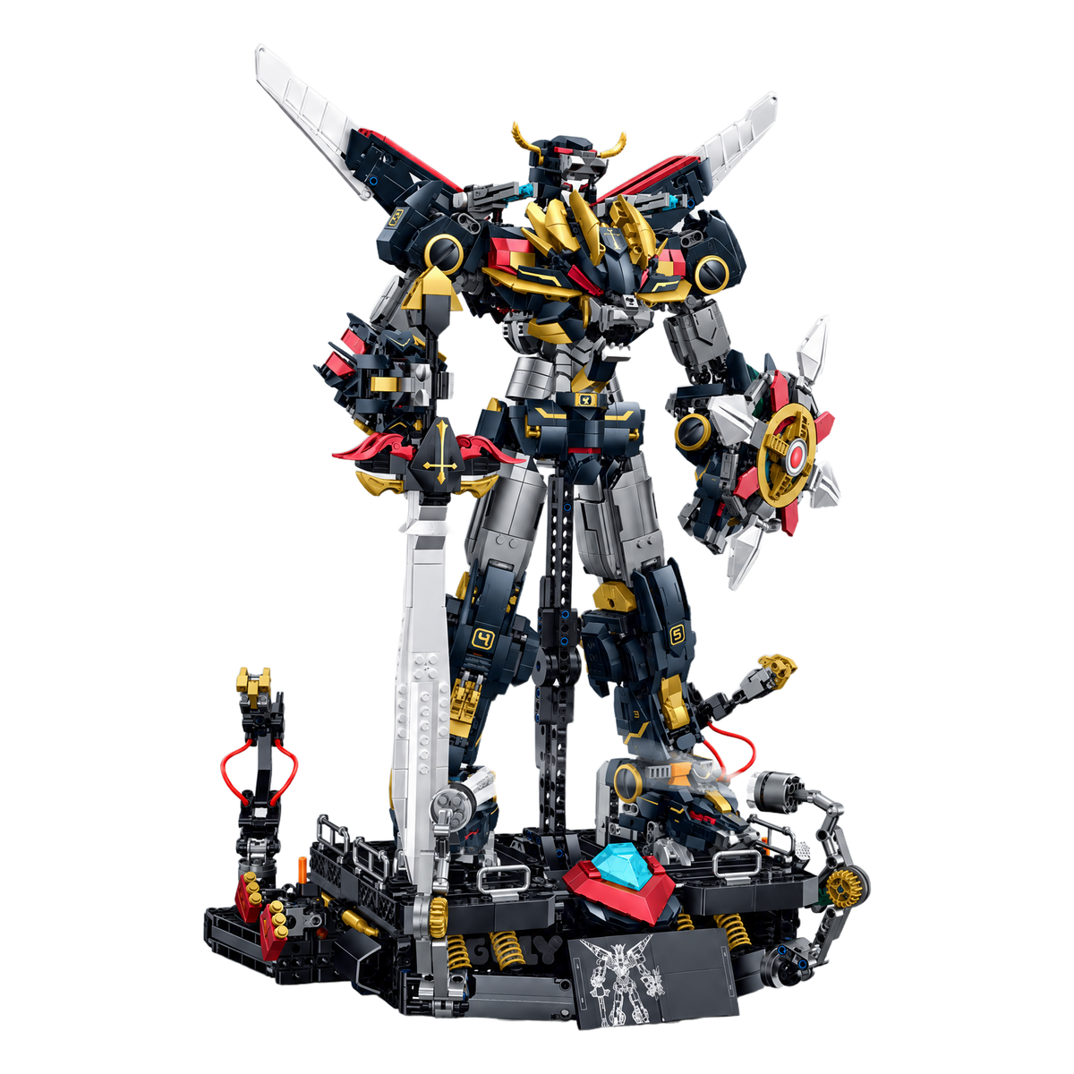 Ironclad Rex Lion Mech brick model