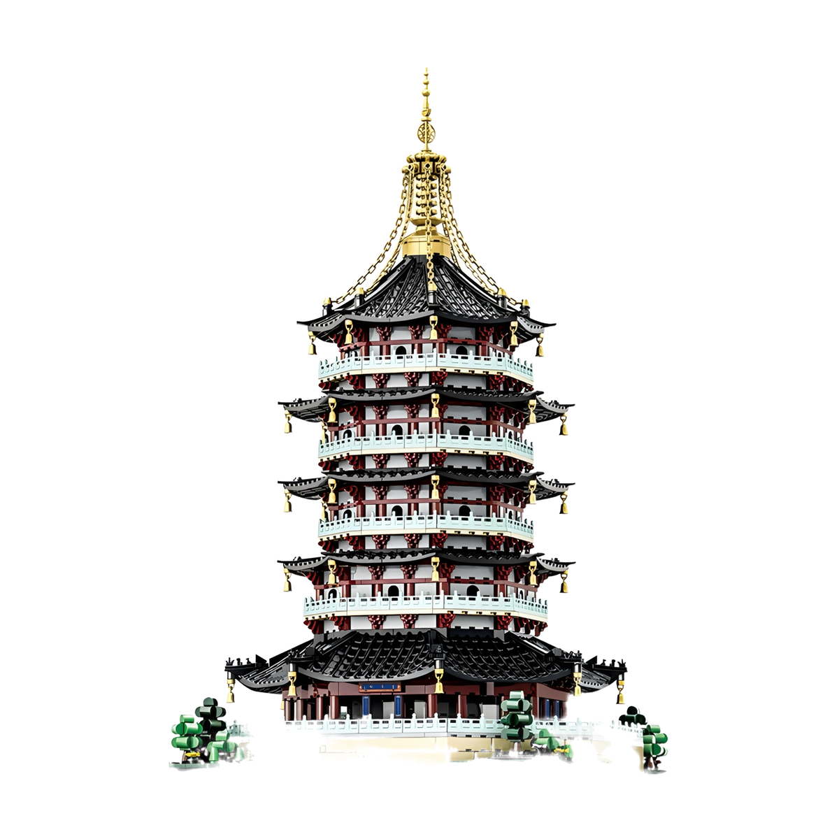Five storeys of ornate rooflines from Hangzhou