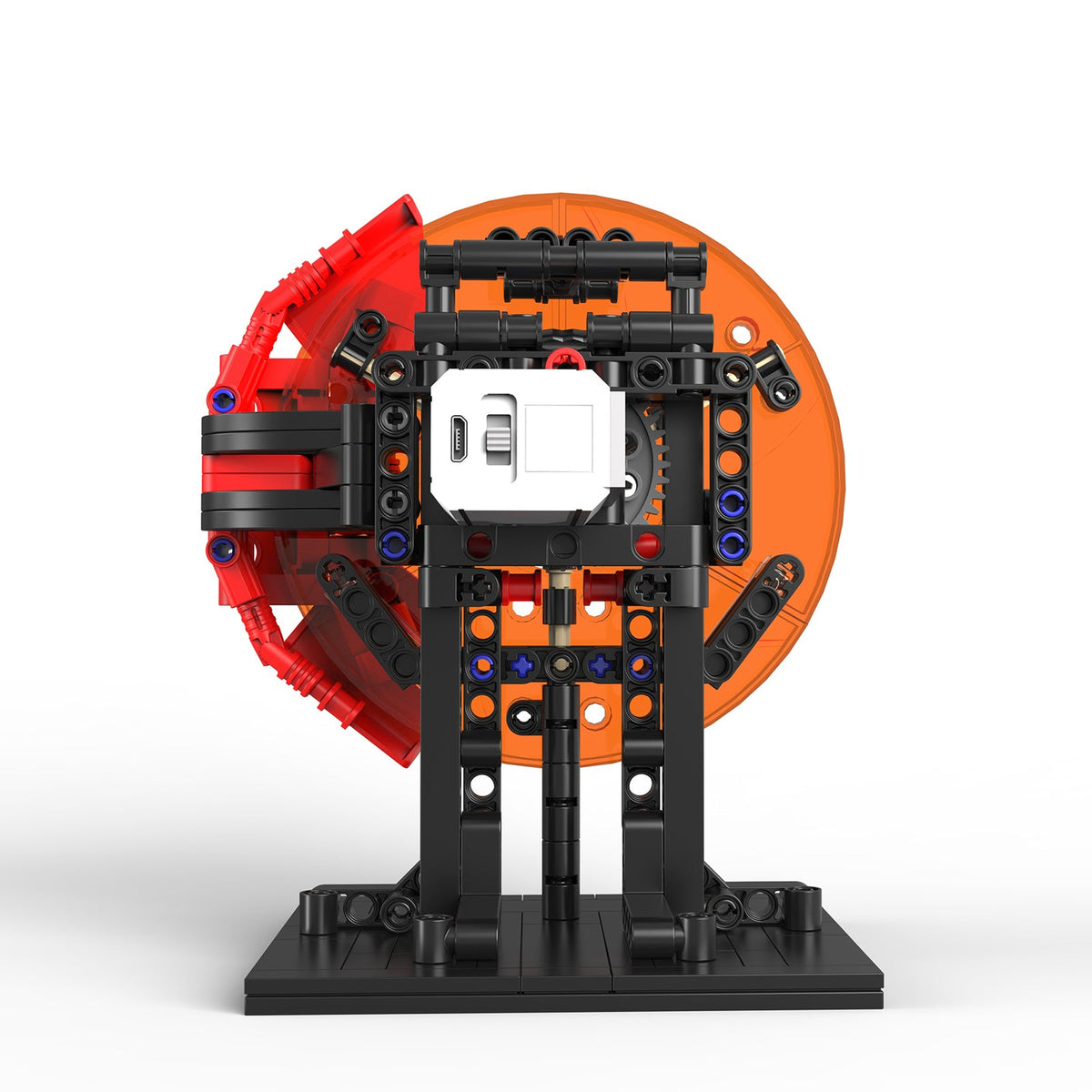 Motorised Racing Brake Disc brick model, back view