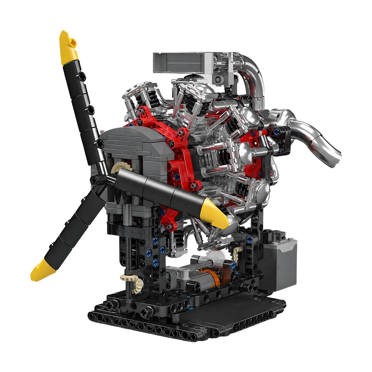 Motorised Radial Aircraft Engine brick model