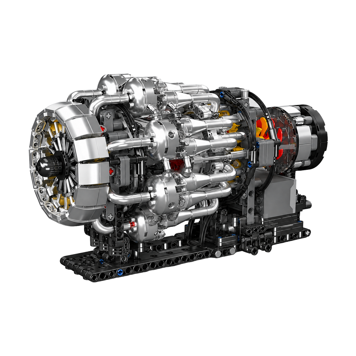 Motorised Turbojet Engine brick model