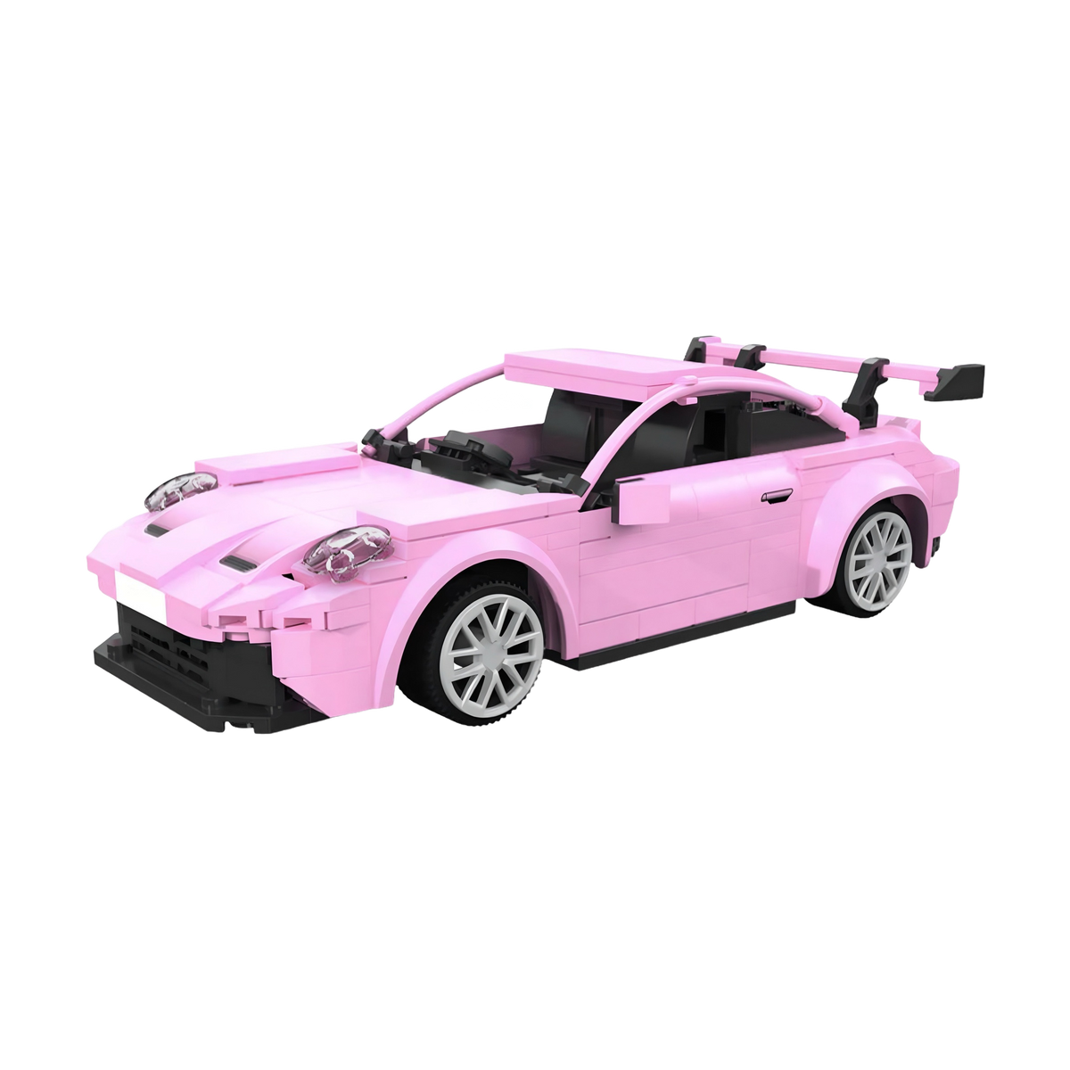 A pink GT racer that reaches 3.8 km/h