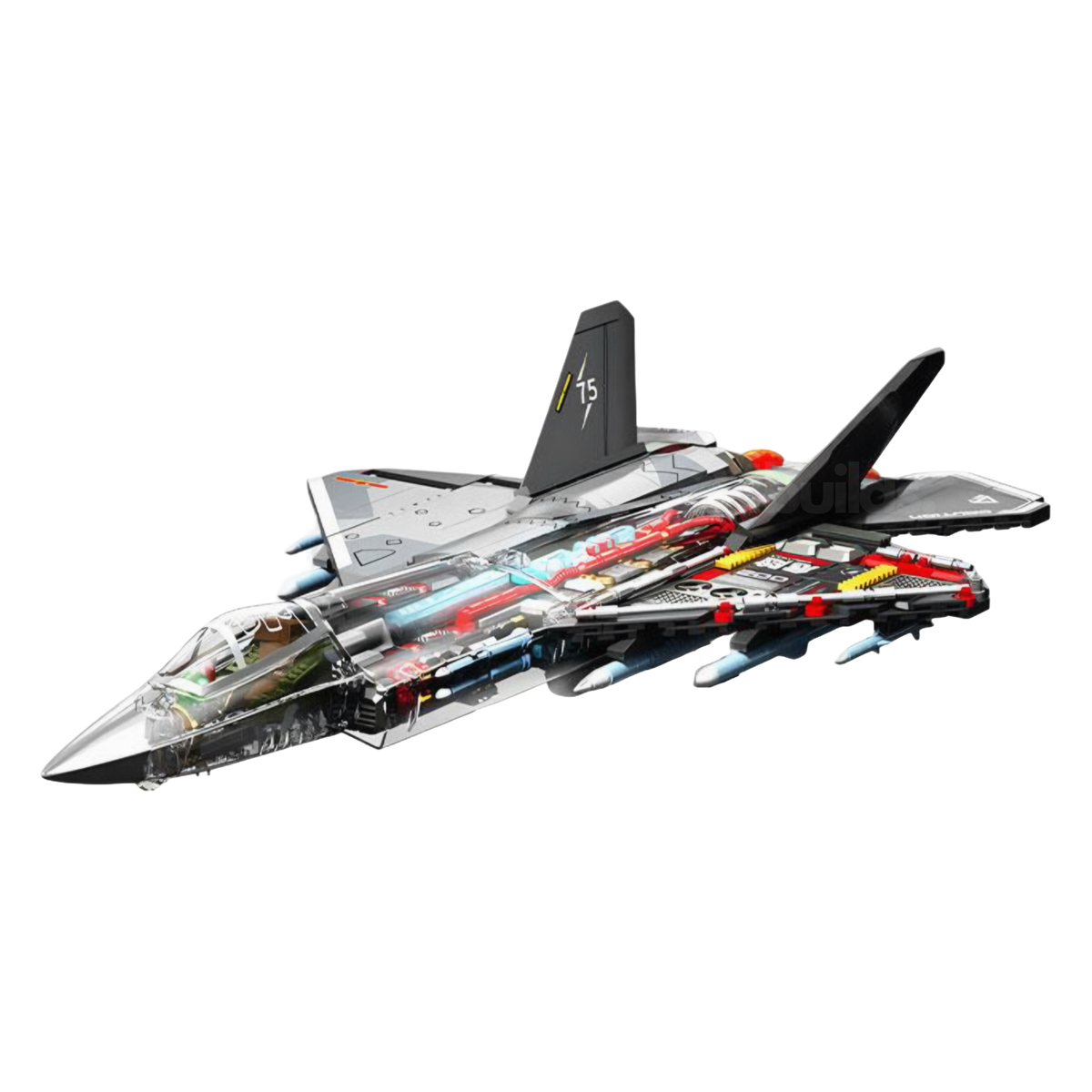 Transparent J-35 Fighter Jet