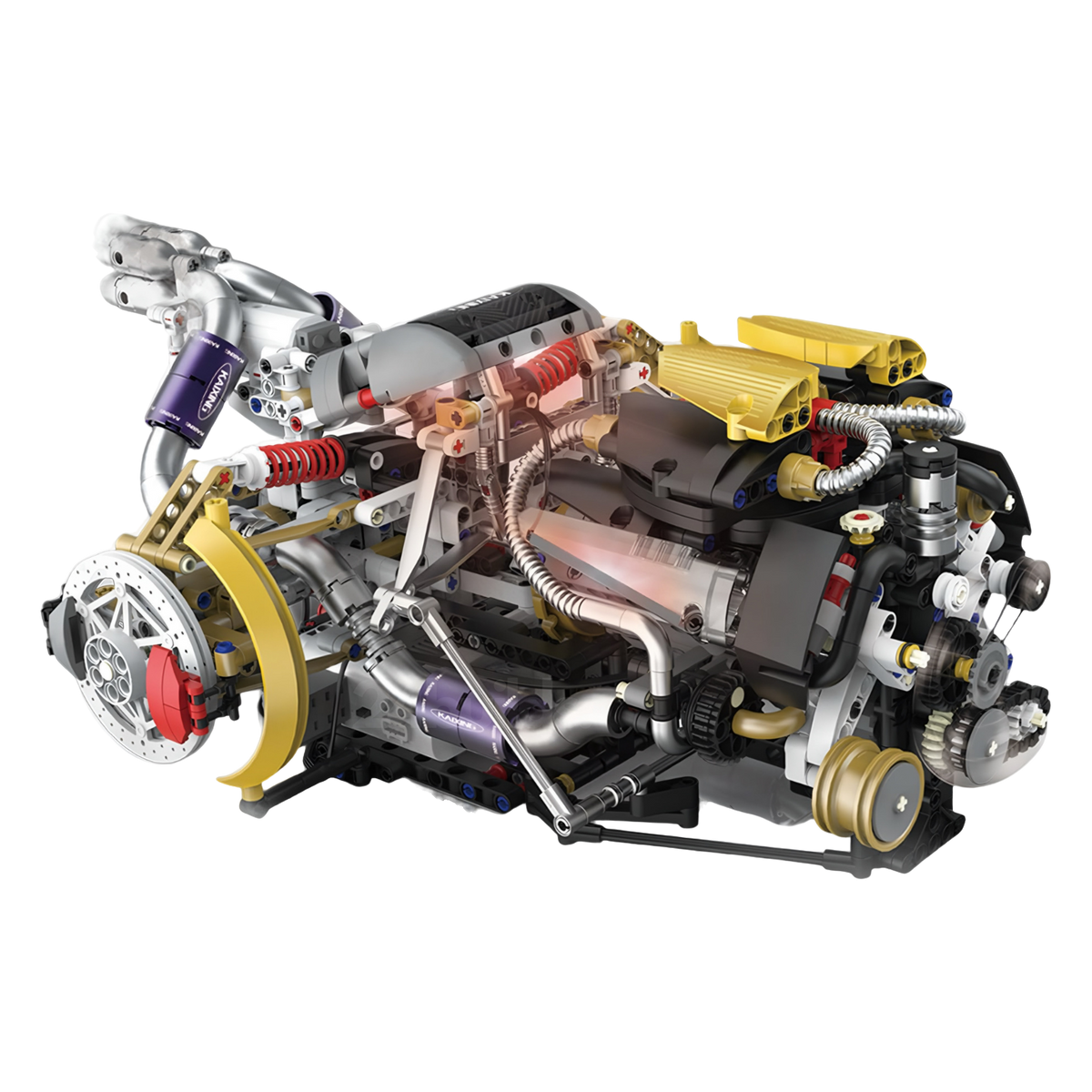 V8 Rear Supercar Powertrain