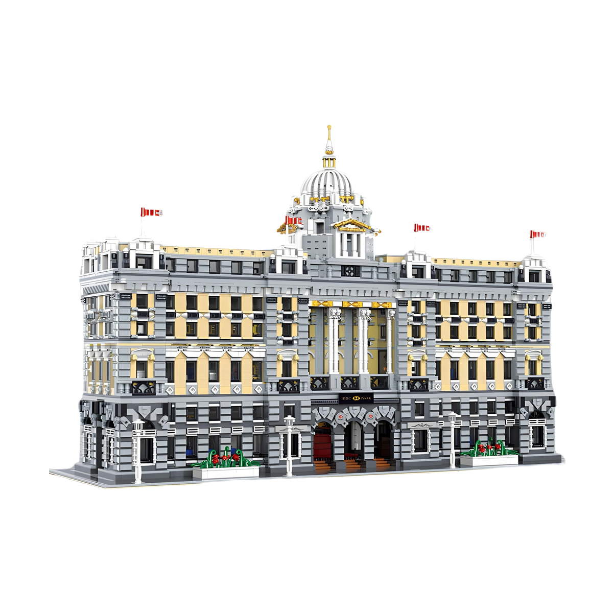 Lift the roof on three floors of banking