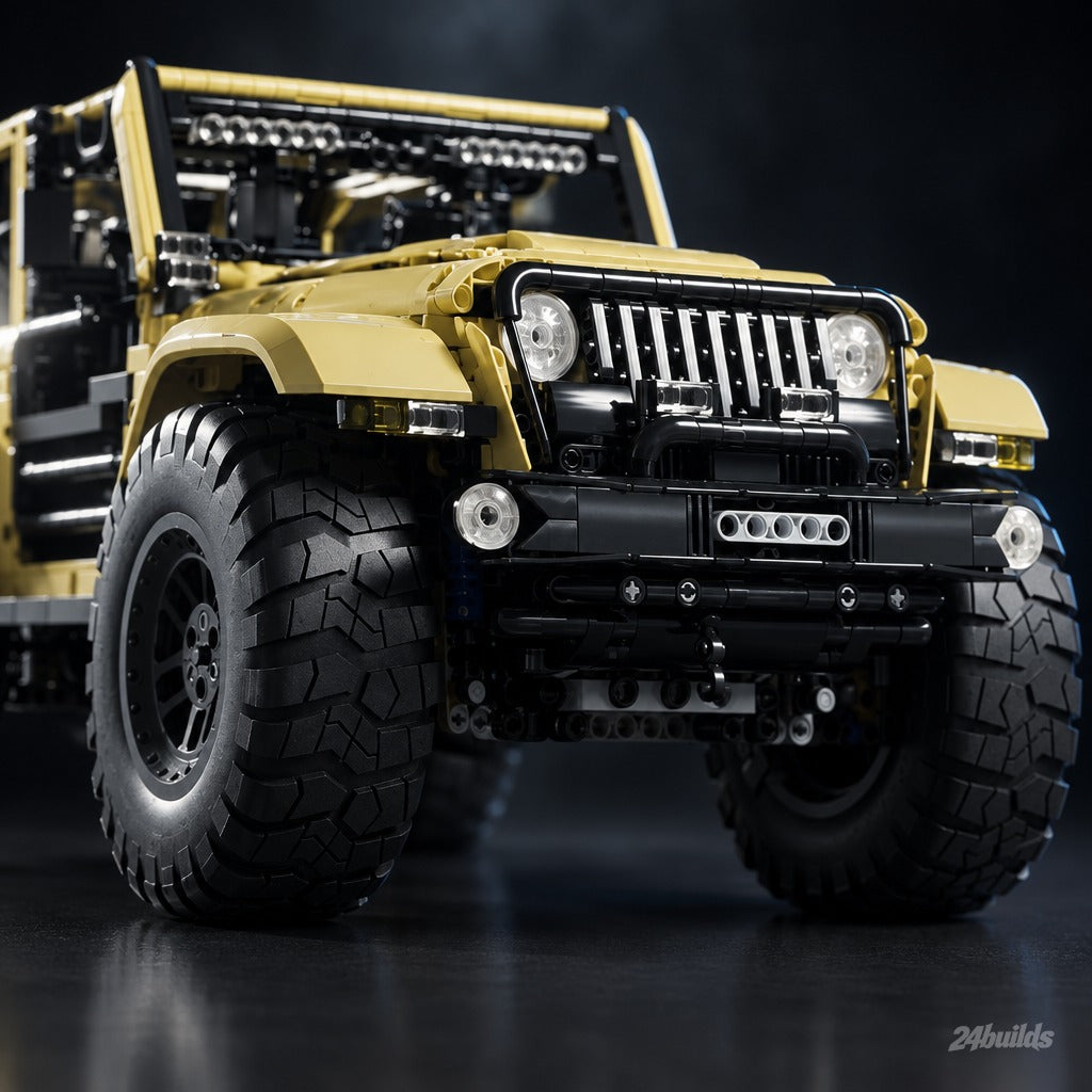The Ultimate American Off-Roader brick model, seven-slot grille and headlights