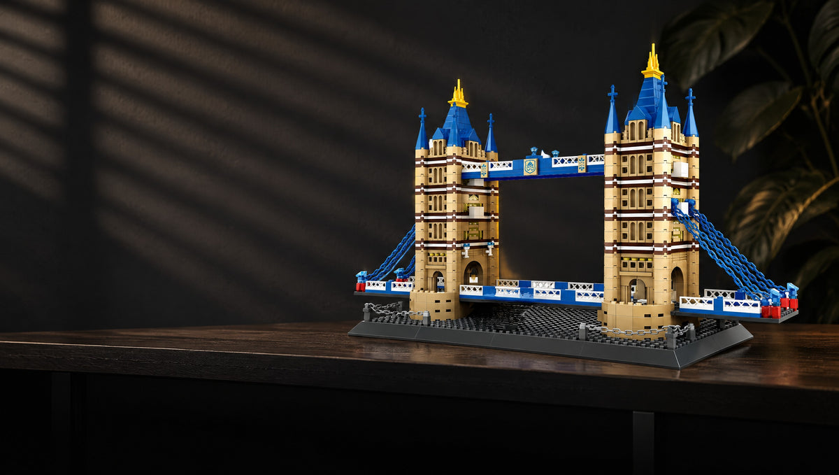 London's twin-towered bridge over the Thames