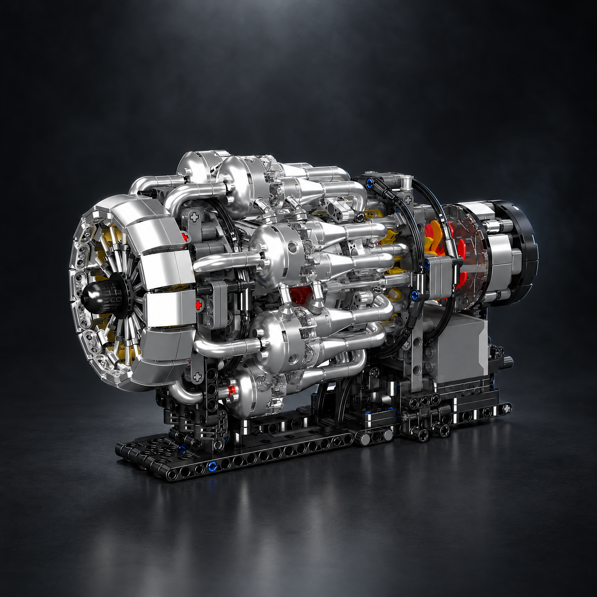 Aircraft, Jet & Marine Engines brick model collection
