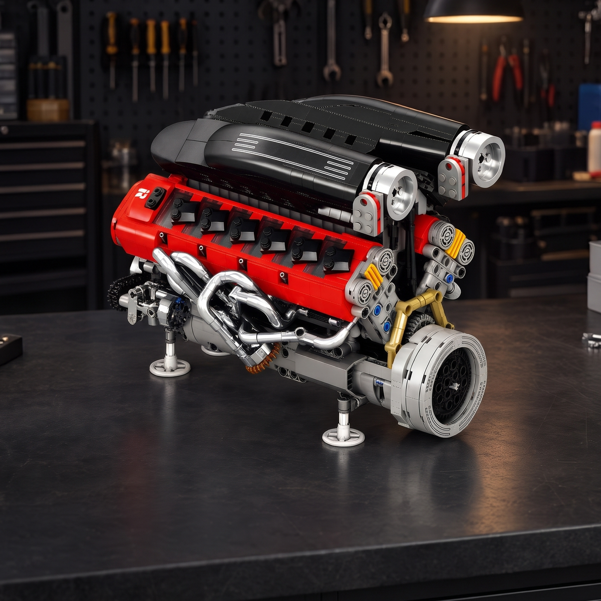 Engines & Gearboxes collection, 24builds® brick models