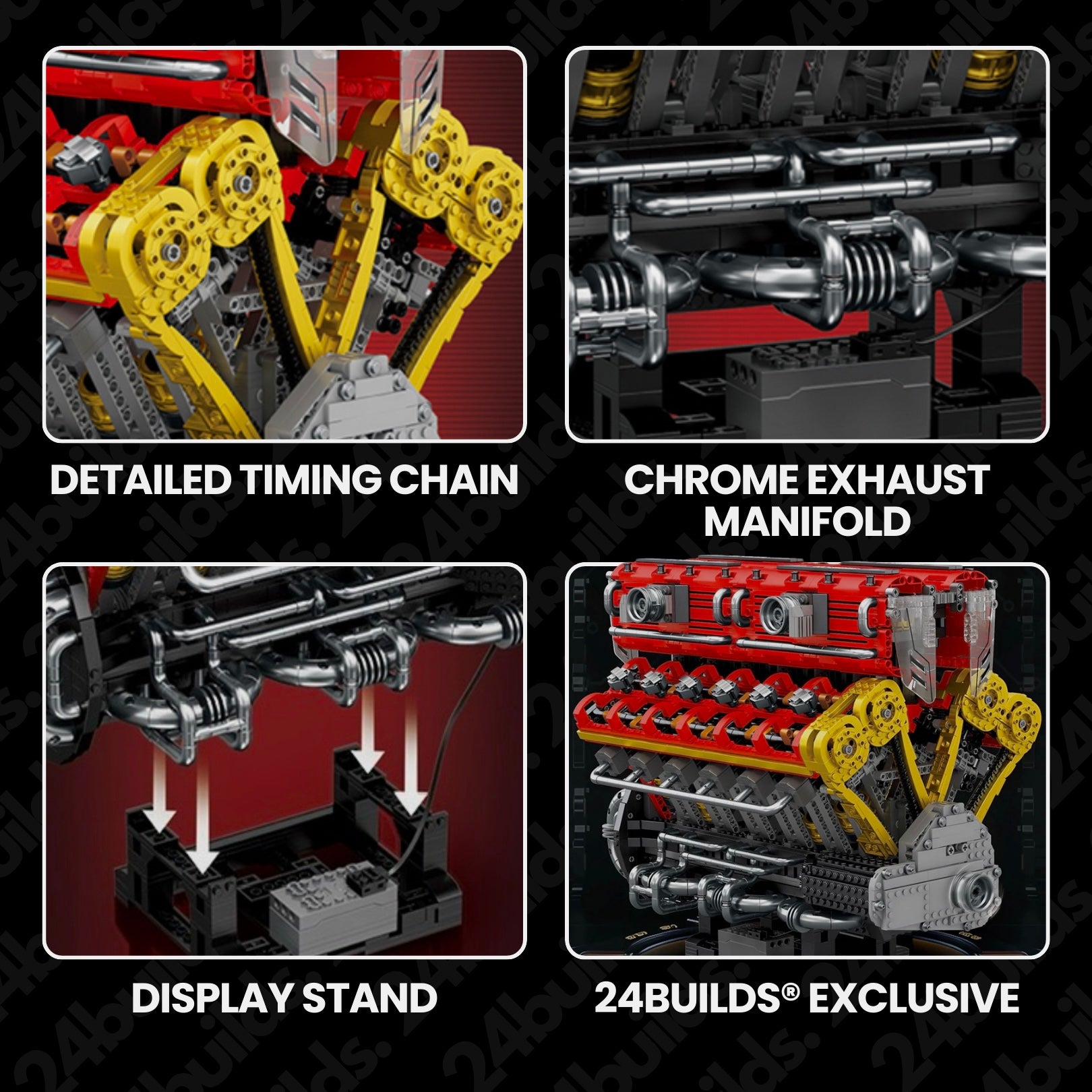 The Ultimate Italian Supercar V12 Engine | 4720pcs
