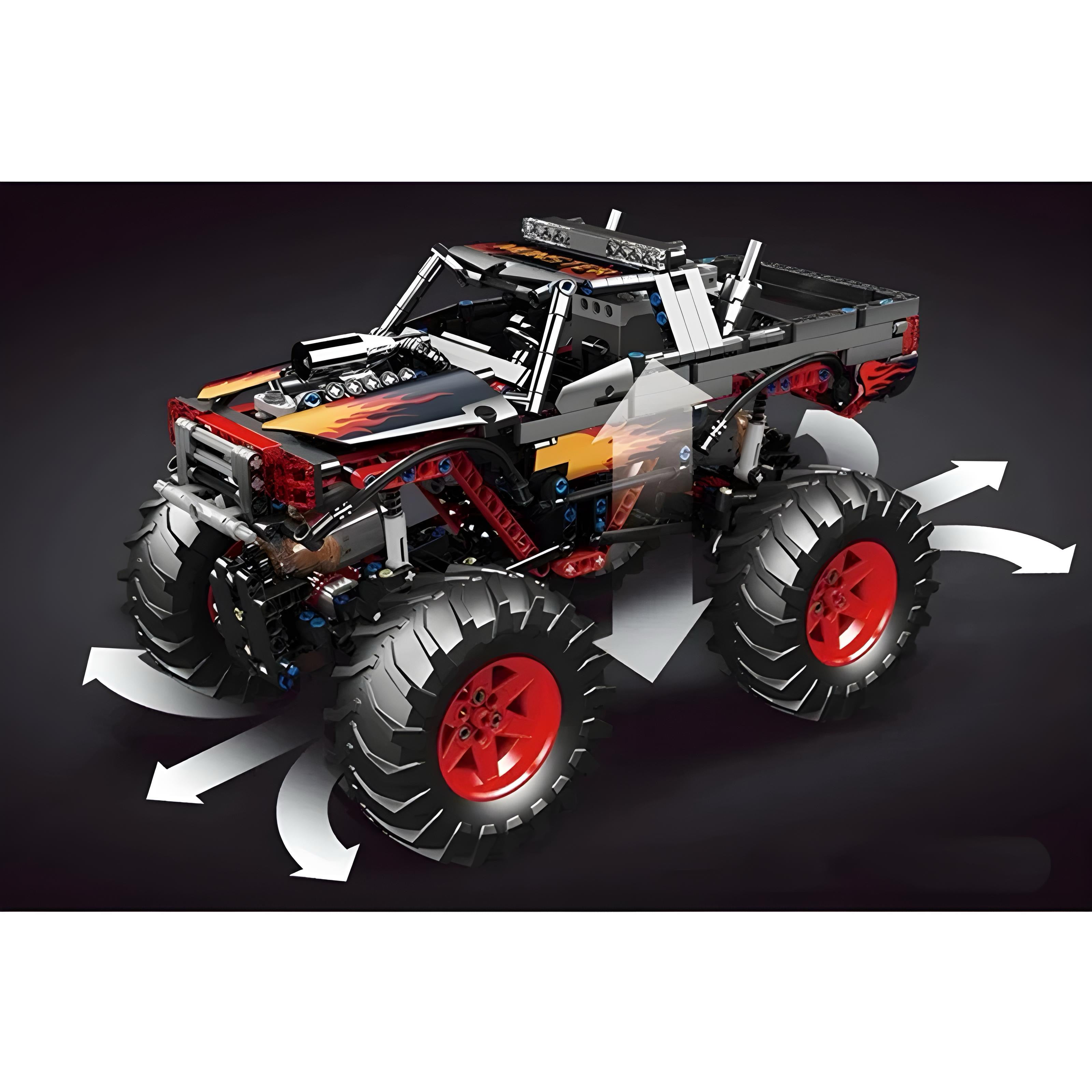 REMOTE CONTROLLED MONSTER TRUCK | 889PCS