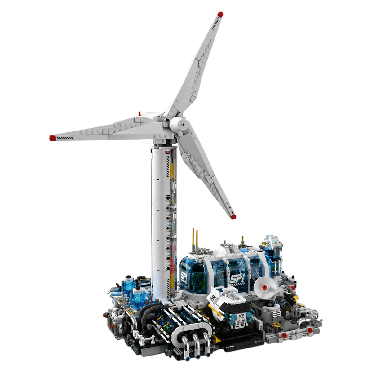 Motorised Wind Turbine Station