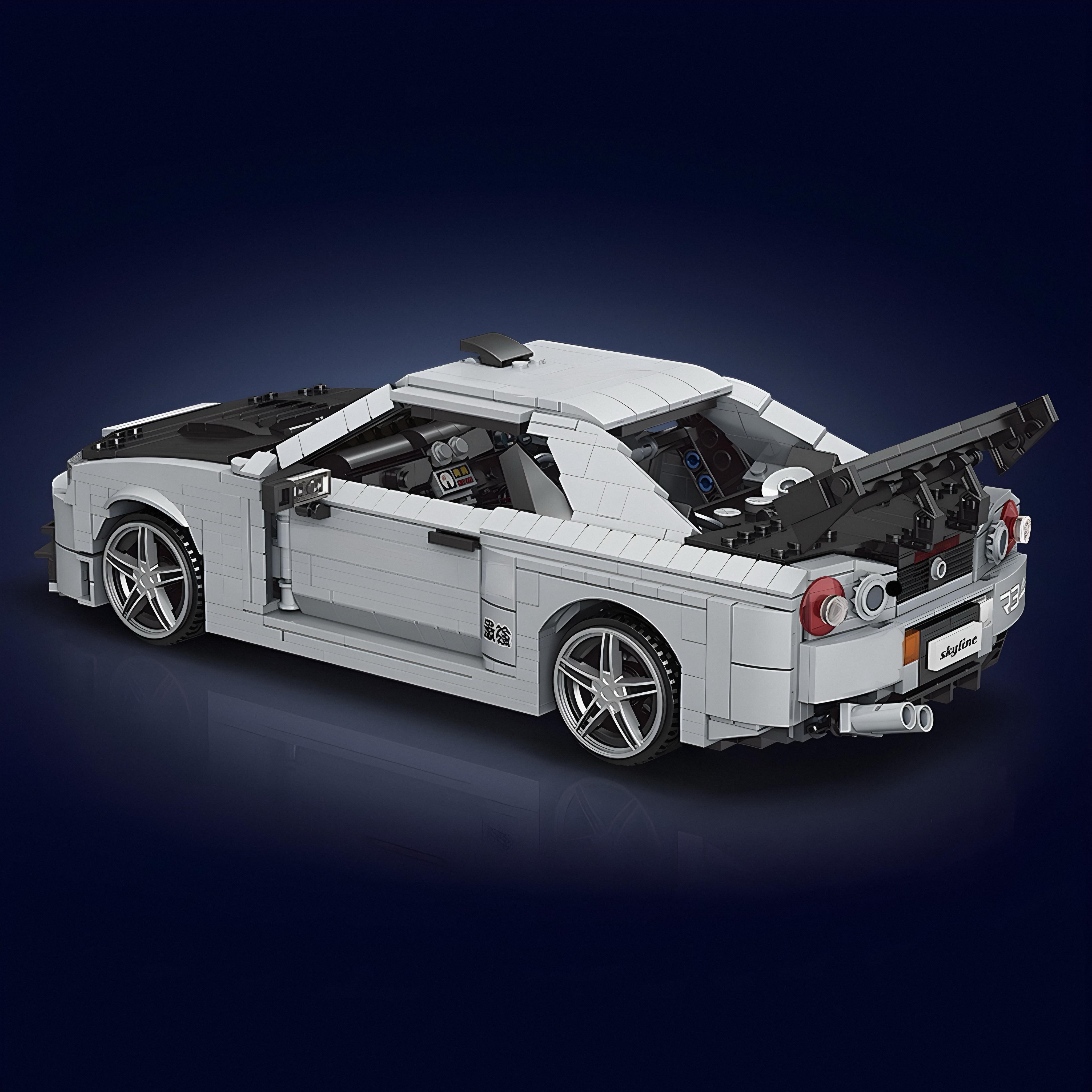 SKYLINE GTR R34 | 1472PCS