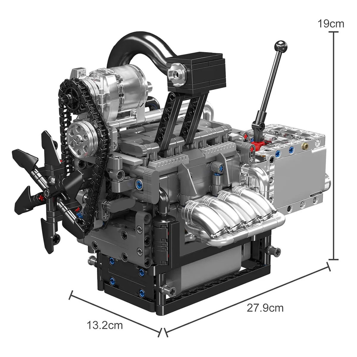 Motorised Rotary Engine | 1130pcs