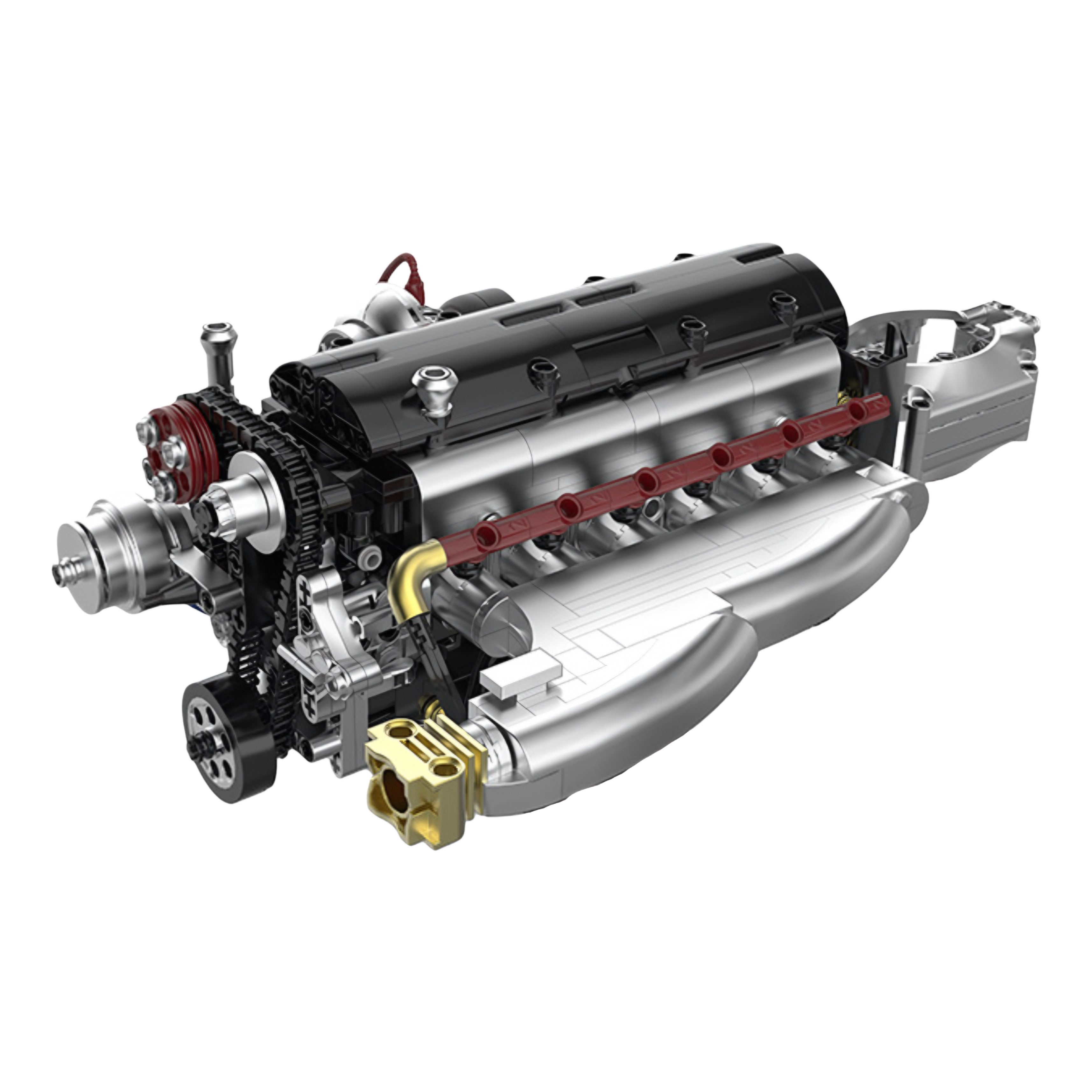 Motorised 2JZ Engine | 1078pcs