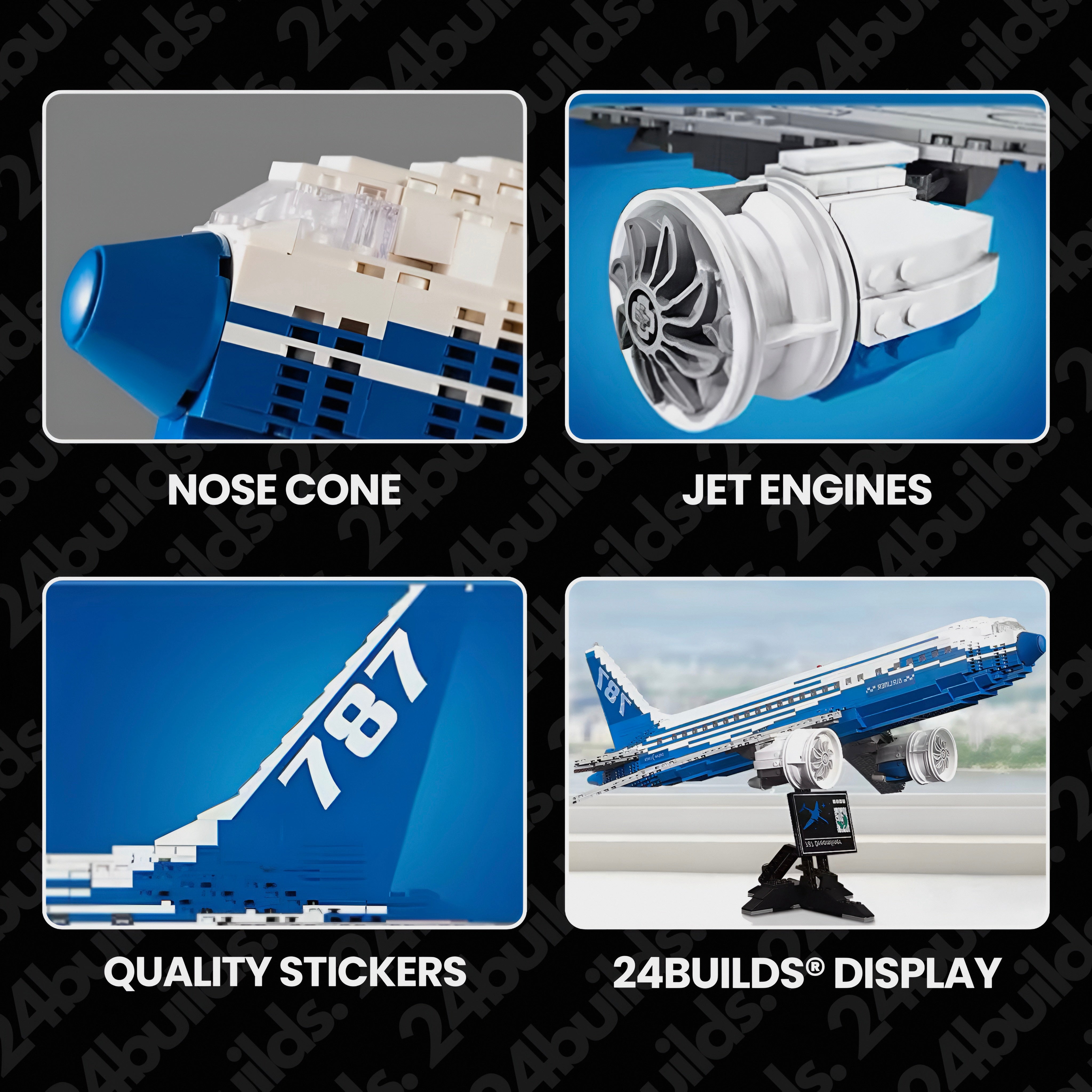 BOEING 787 DREAMLINER | 1350PCS