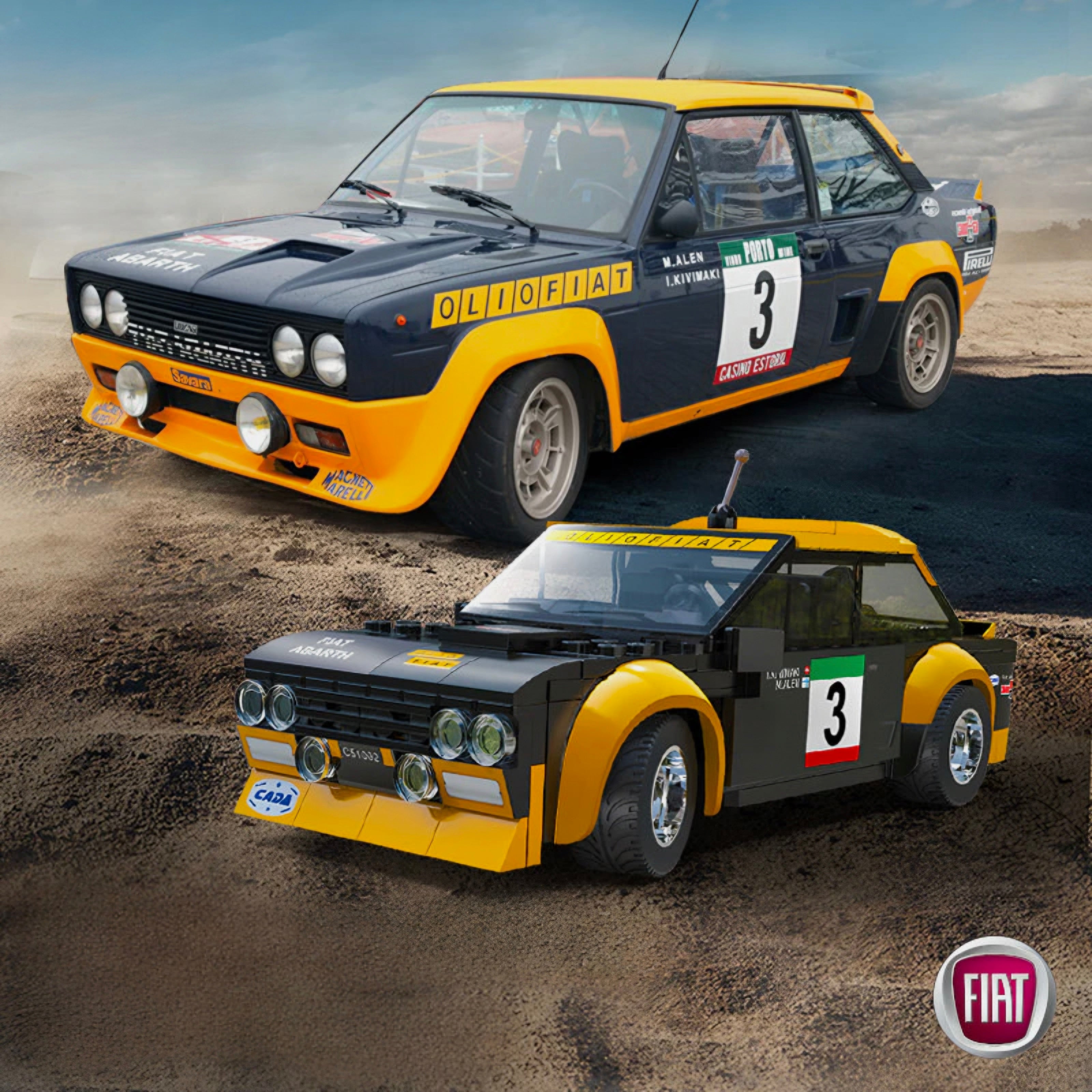 Remote Controlled Fiat Abarth 131 | 218pcs